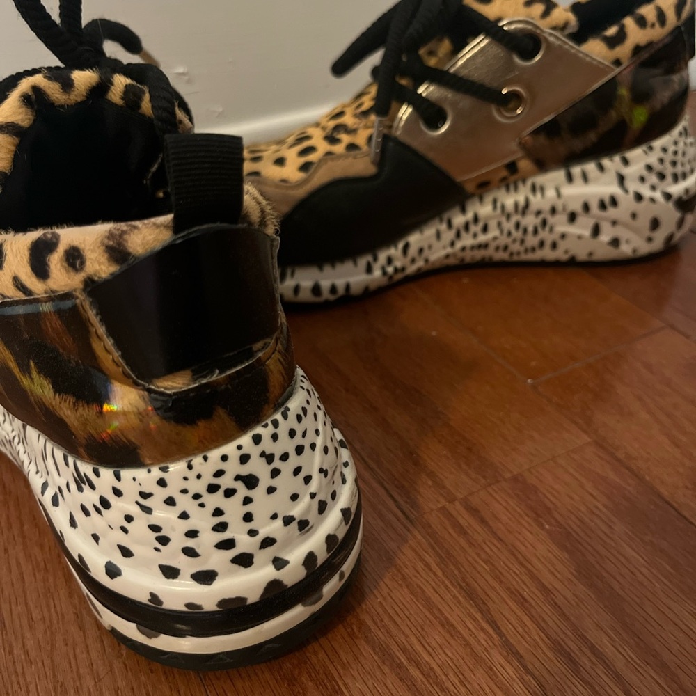 Steve Madden Leopard Print Sneakers